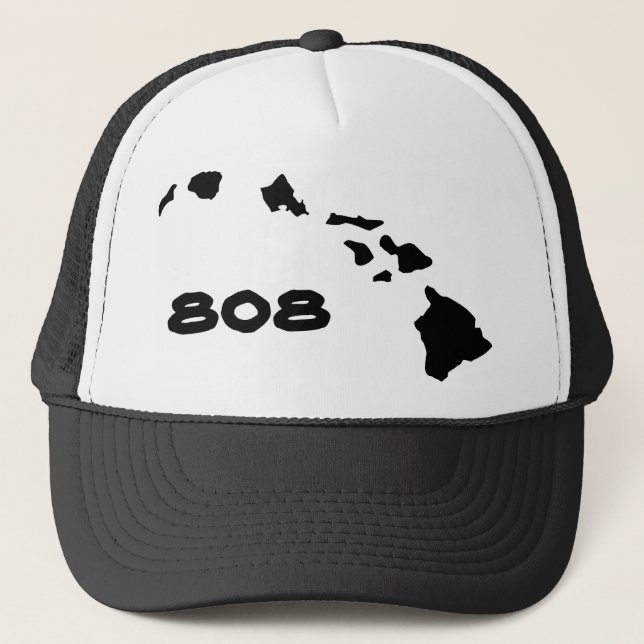 Gorra De Camionero Islas hawaianas hawaianas 808 (Anverso)
