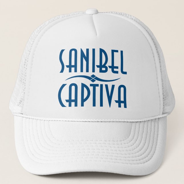 Gorra De Camionero Islas la Florida de Sanibel Captiva (Anverso)