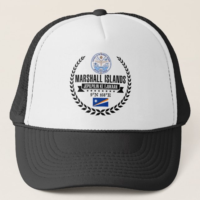 Gorra De Camionero Islas Marshall (Anverso)