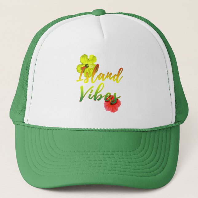 Gorra De Camionero Islas Vibes (Anverso)