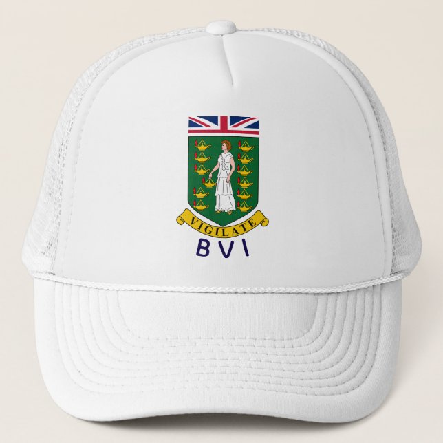 Gorra De Camionero Islas Vírgenes Británicas (Anverso)