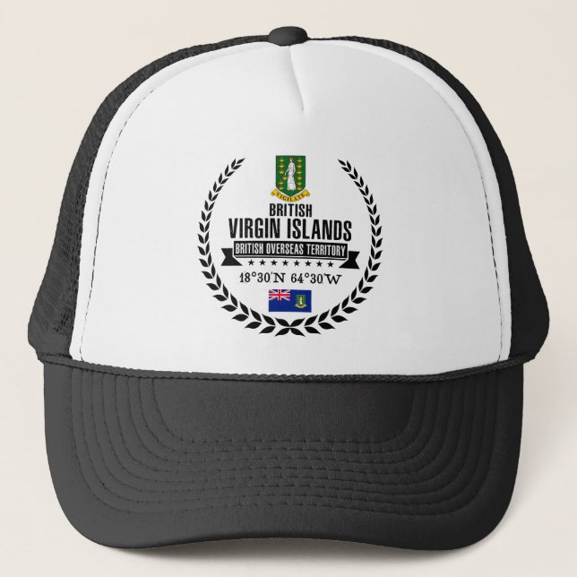 Gorra De Camionero Islas Vírgenes Británicas (Anverso)