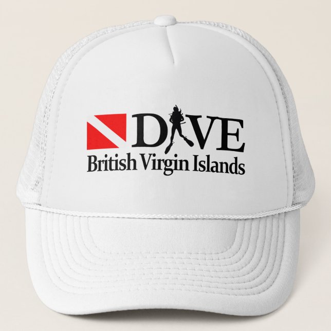 Gorra De Camionero Islas Vírgenes Británicas DV4 (Anverso)