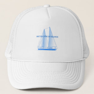 Gorra De Camionero Islas Vírgenes Británicas Navegación Náutica Coste