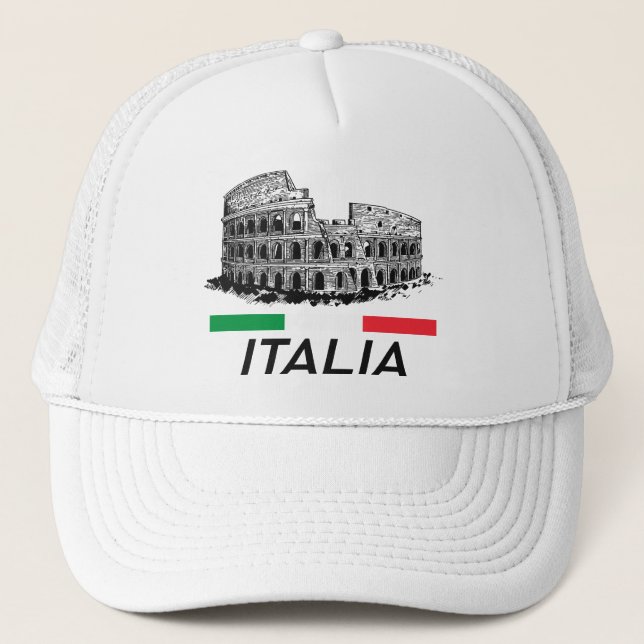 Gorra De Camionero Italia (Anverso)