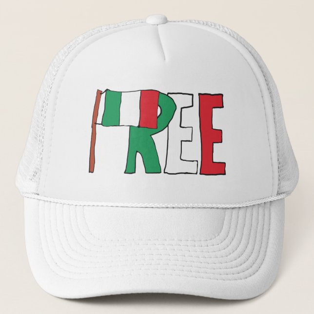 Gorra De Camionero Italia libre - Italexit (Anverso)