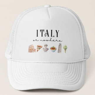 Gorra De Camionero Italia O Ningún Otro País Italiano De Inspiración