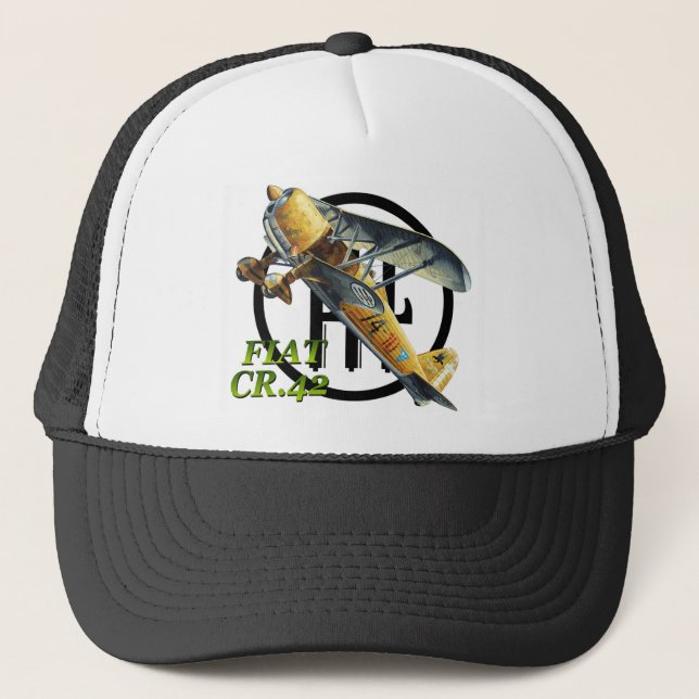 GORRA DE CAMIONERO ITALIANO FIAT CR.42 (Anverso)