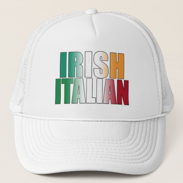 Gorra De Camionero Italiano irlandés (Anverso)