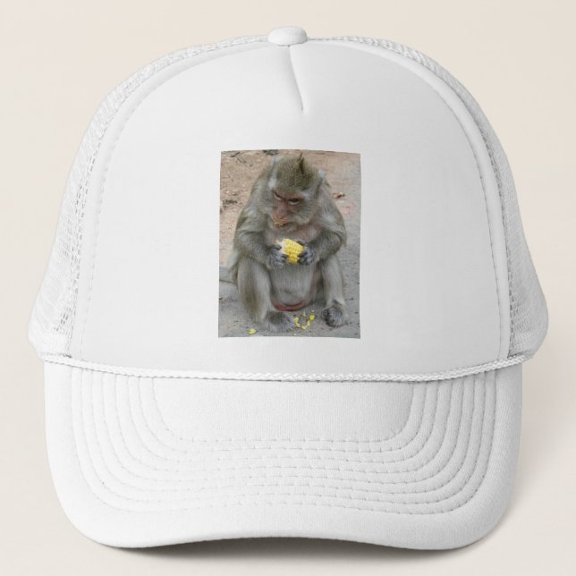 Gorra De Camionero It's Mine!! ... Wild Thai Macaque Monkey (Anverso)
