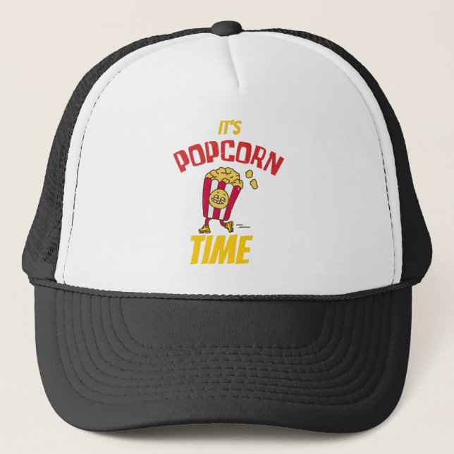 Gorra De Camionero It's Popcorn Time Funny (Anverso)