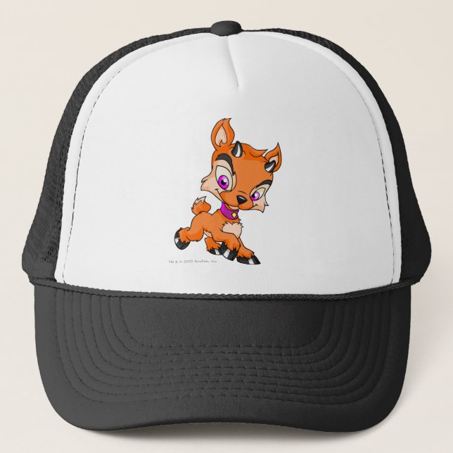 Gorra De Camionero Ixi naranja (Anverso)