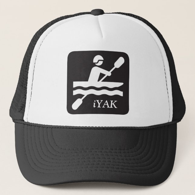 Gorra De Camionero iYAK, Kayaking Cap (Anverso)