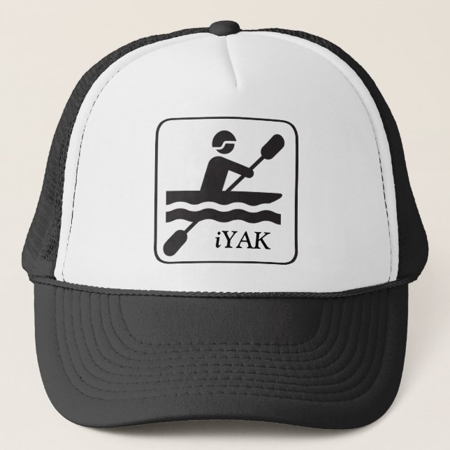 Gorra De Camionero iYAK, Kayaking Cap (Anverso)
