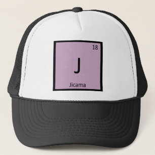 Gorra De Camionero J - Tabla periódica de química vegetal de Jicama