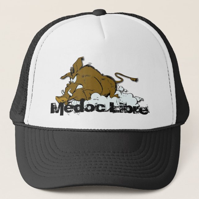 Gorra De Camionero Jabalí MedocLibre (Anverso)