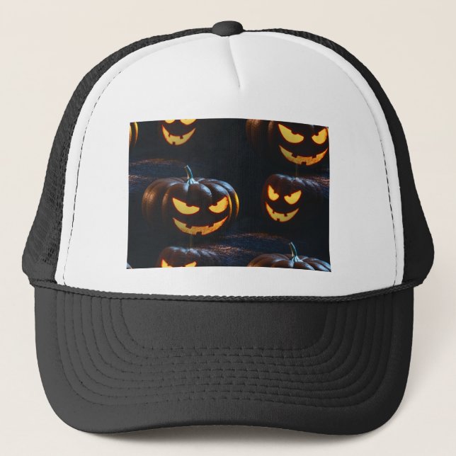 Gorra De Camionero jack o lantern (Anverso)