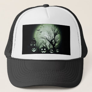 Gorra De Camionero Jack O'Lanterns De Noche