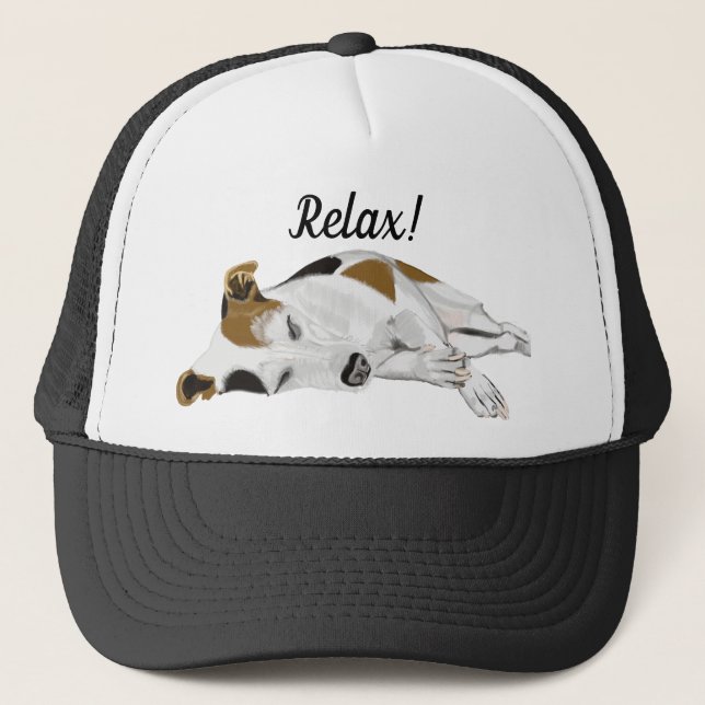 Gorra De Camionero Jack Russell (Anverso)