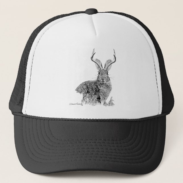 Gorra De Camionero Jackalope (Anverso)