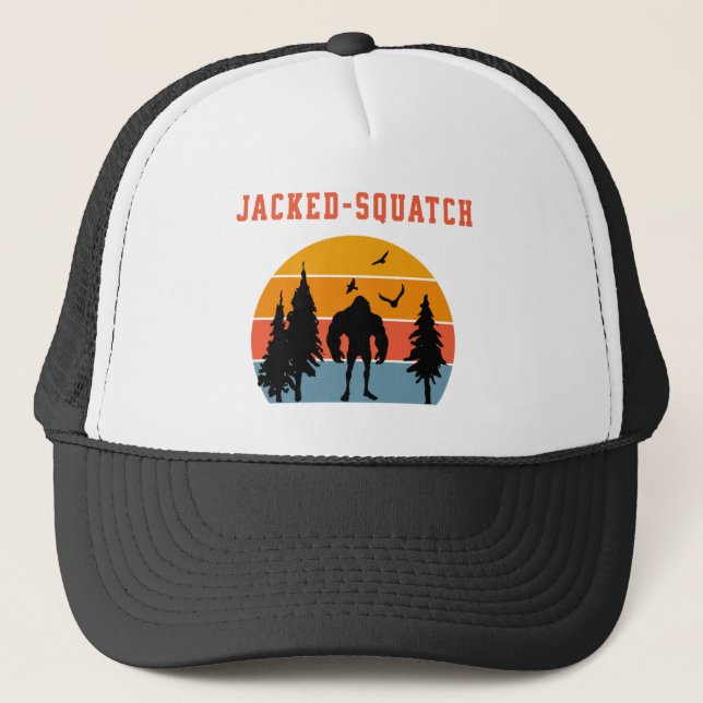Gorra De Camionero Jacked-Squatch (Anverso)