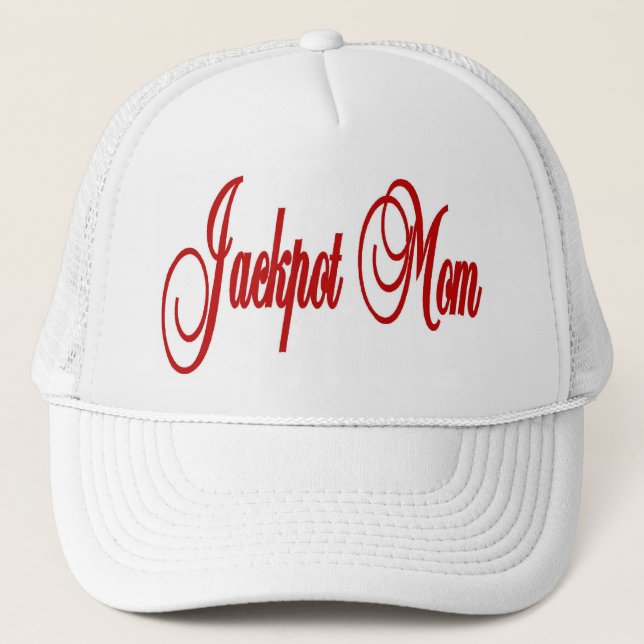 Gorra De Camionero Jackpot Mom Las Vegas Cap (Anverso)