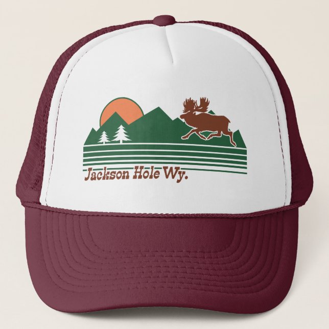Gorra De Camionero Jackson Hole Wyoming (Anverso)