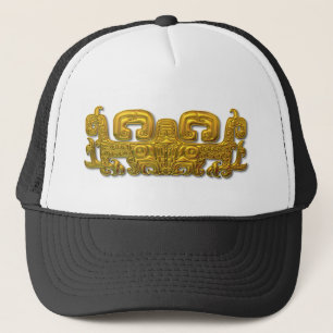 Gorra De Camionero Jaguar maya - oro