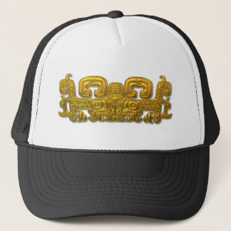 Gorra De Camionero Jaguar maya - oro