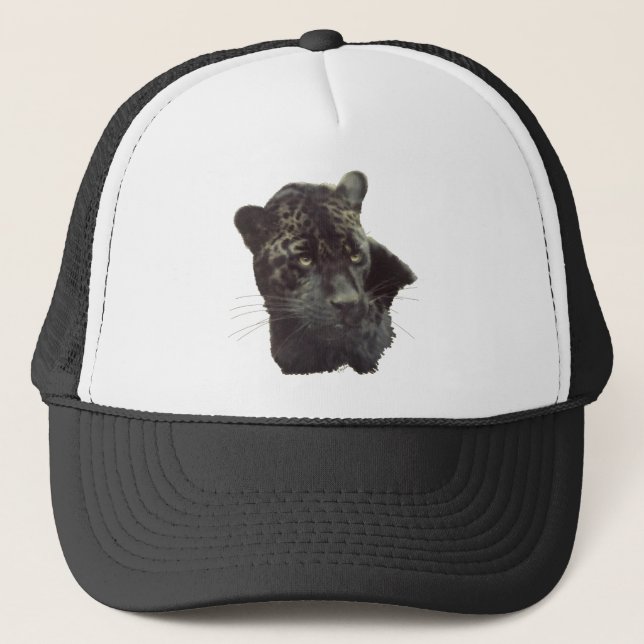 Gorra De Camionero Jaguar negro (Anverso)