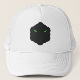 Gorra De Camionero Jaguar sagrado - Cara de la vida, negro.
