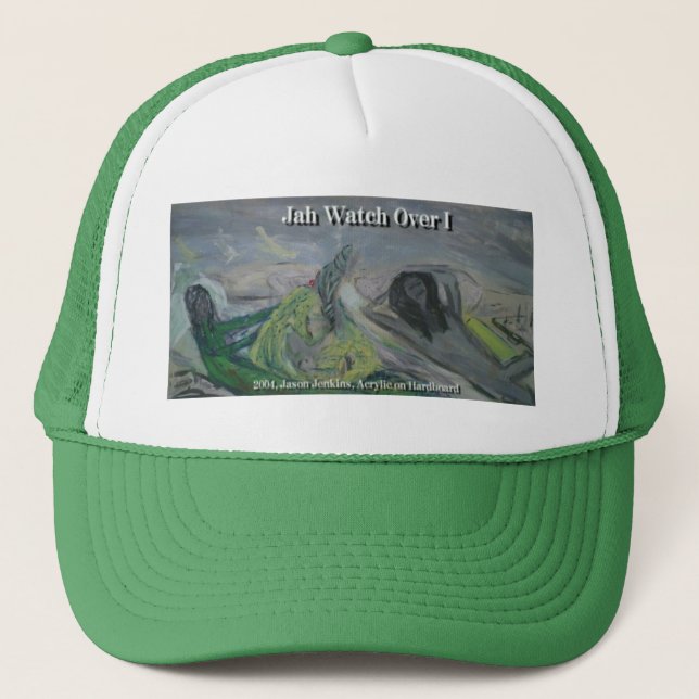 Gorra De Camionero jah vigila sobre mí (Anverso)