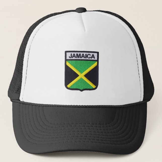 Gorra De Camionero Jamaica Flag Rasta Reggae Roots Trucker Cap (Anverso)