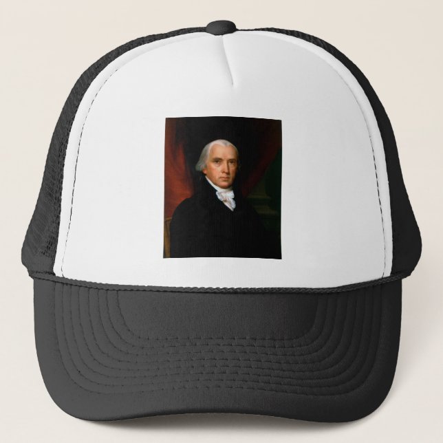 Gorra De Camionero James Madison el 4º Presidente: América Colonial (Anverso)