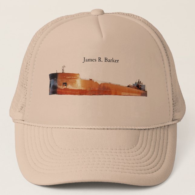 Gorra De Camionero James R. Barker trucker hat (Anverso)