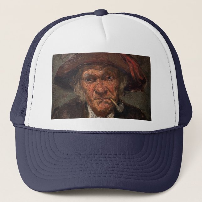 Gorra De Camionero James Whistler - Hombre fumando una cuerda (Anverso)