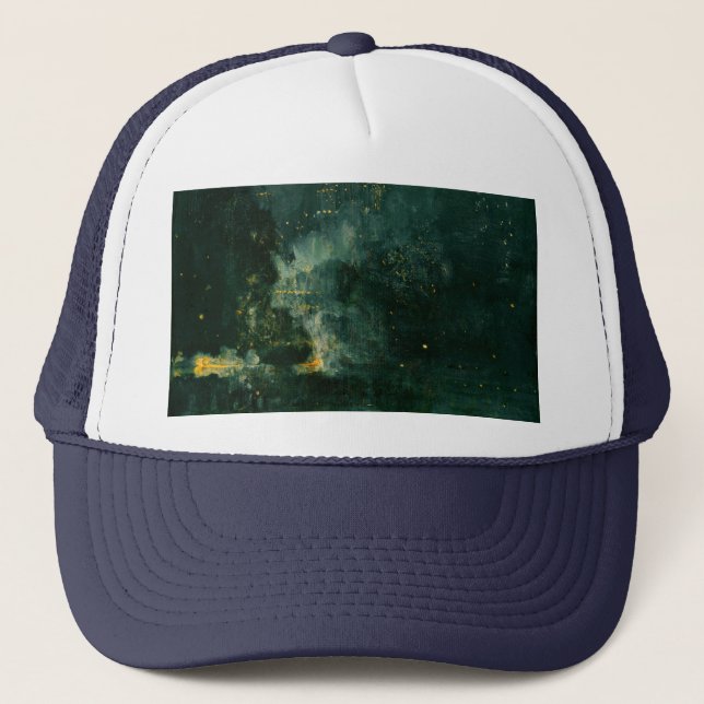 Gorra De Camionero James Whistler - Nocturne en negro y oro (Anverso)