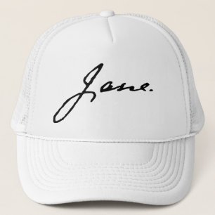 Gorra De Camionero Jane as in Jane Austen, firma