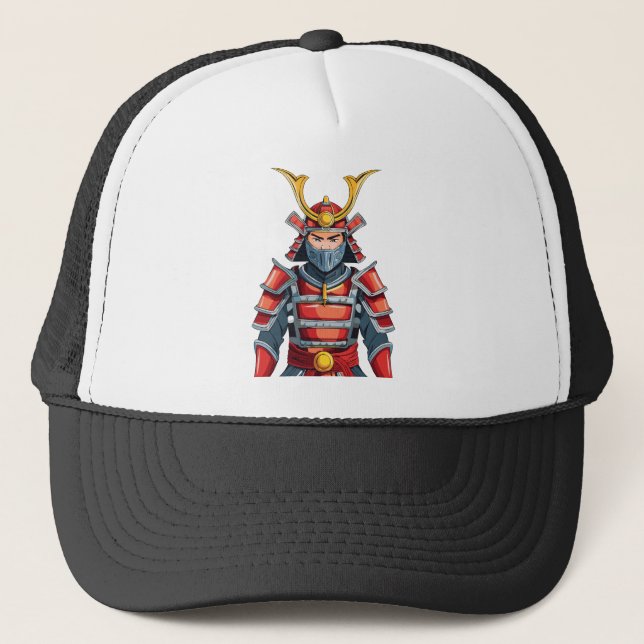 Gorra De Camionero Japanese samurai (Anverso)