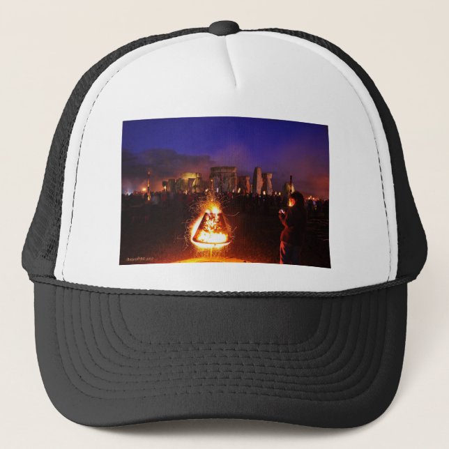 Gorra De Camionero Jardín de Fuego (Anverso)