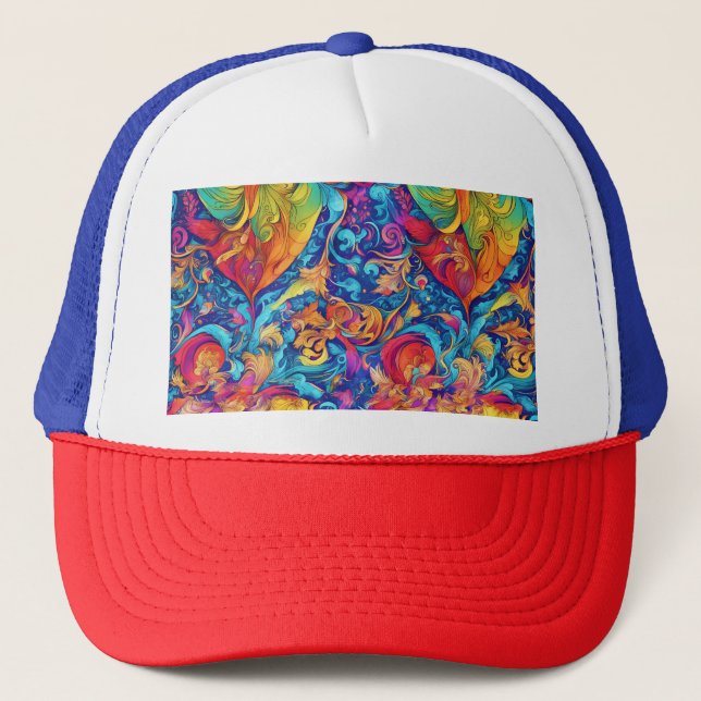 Gorra De Camionero Jardín de verano (Anverso)