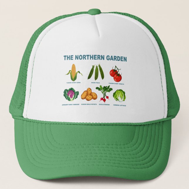 Gorra De Camionero Jardín de verduras del norte (Anverso)