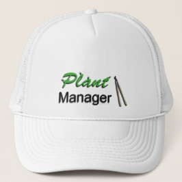 Gorra De Camionero Jardín del director de planta