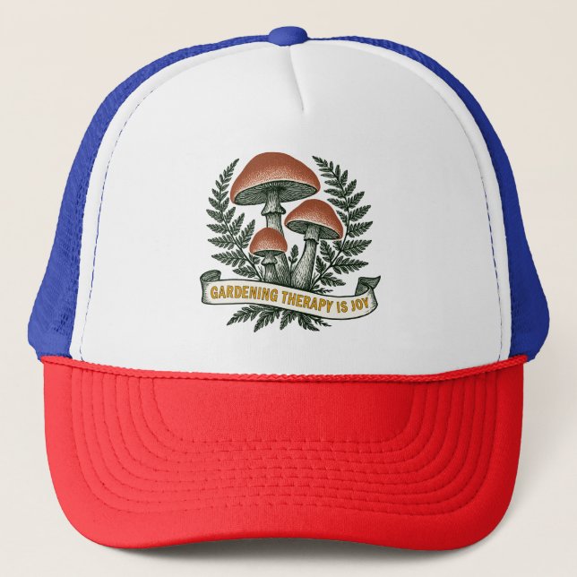 Gorra De Camionero Jardinería (Anverso)