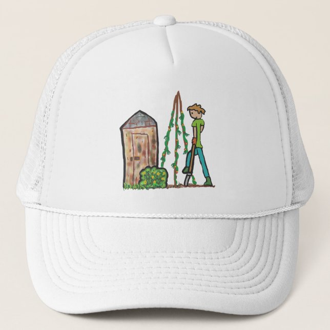 Gorra De Camionero Jardinería de reparto (Anverso)