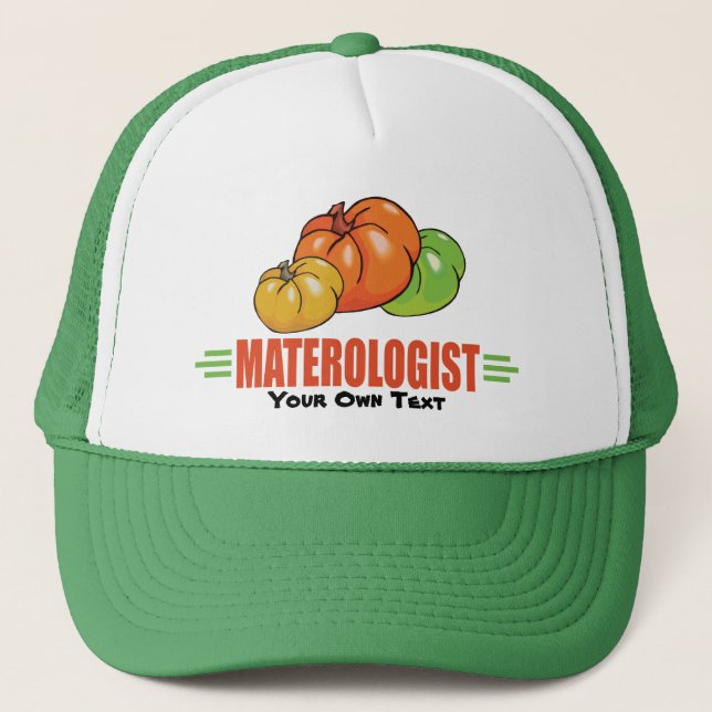 Gorra De Camionero Jardinero de tomate (Anverso)