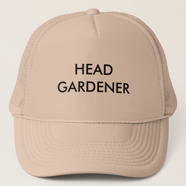 GORRA DE CAMIONERO JARDINERO PRINCIPAL (Anverso)