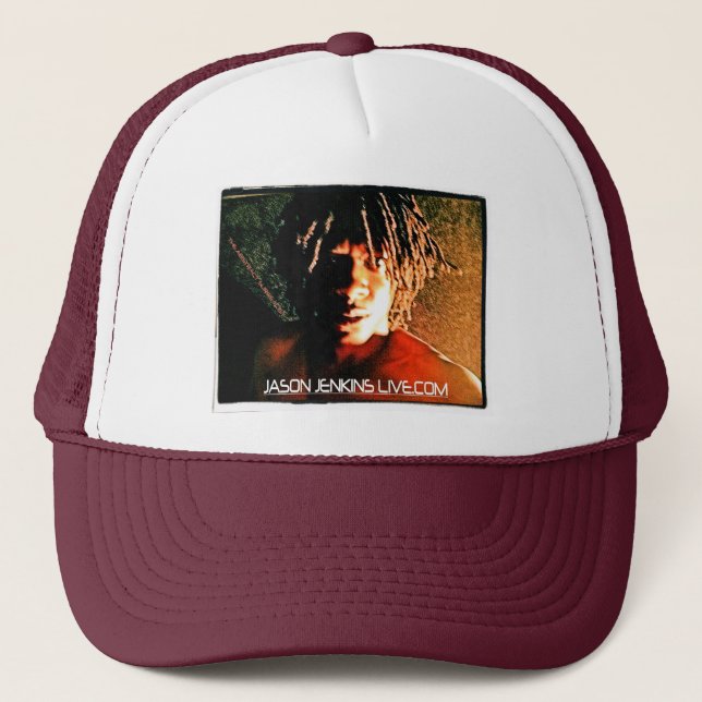 GORRA DE CAMIONERO JASON JENKINS LIVE BLUR (Anverso)