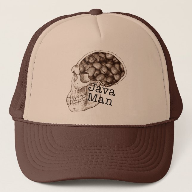 Gorra De Camionero Java Bean Man (Anverso)