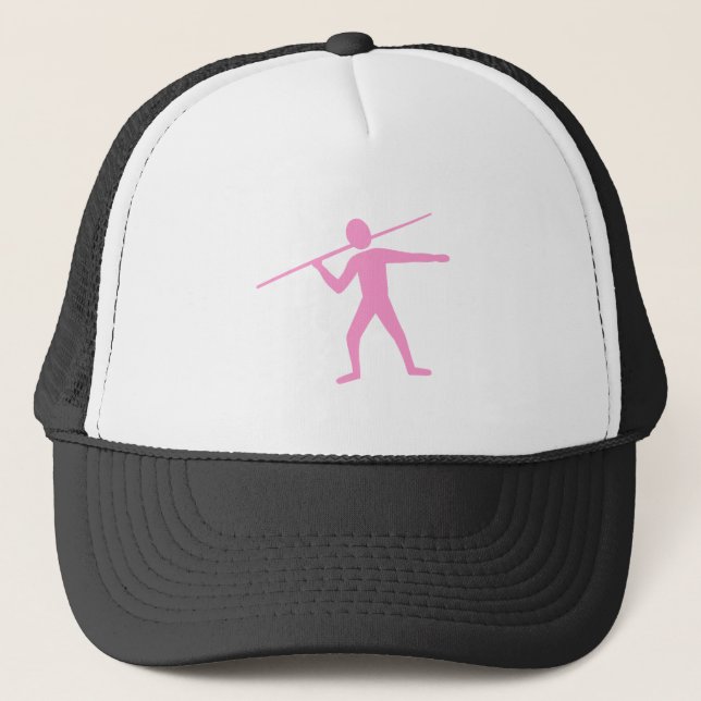 Gorra De Camionero Javelin Trower - Rosa (Anverso)